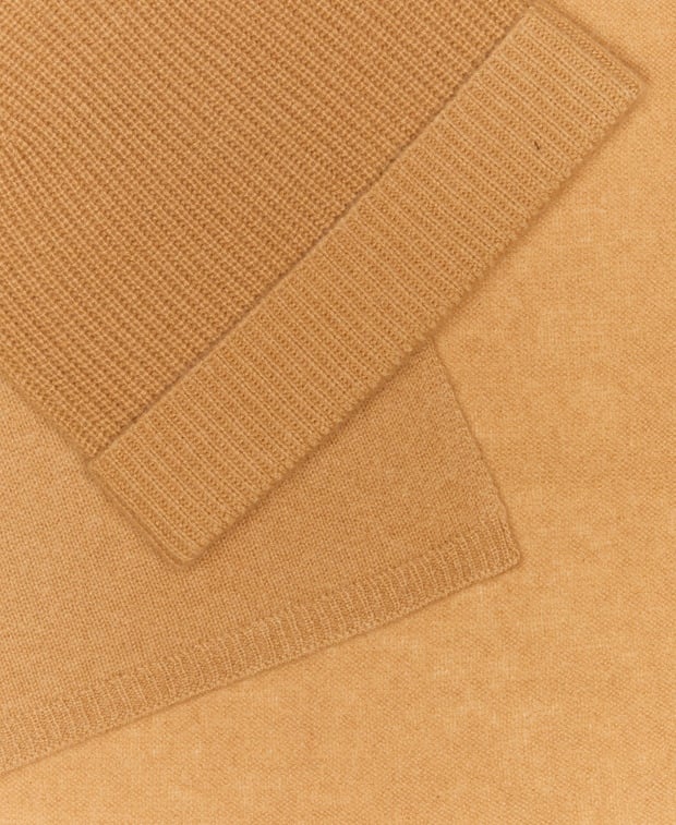 Kaschmir-Set aus Mütze und Schal