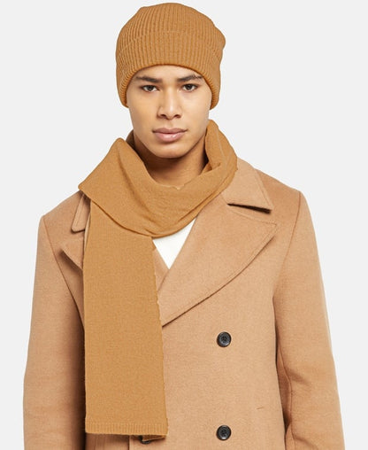 Kaschmir-Set aus Mütze und Schal