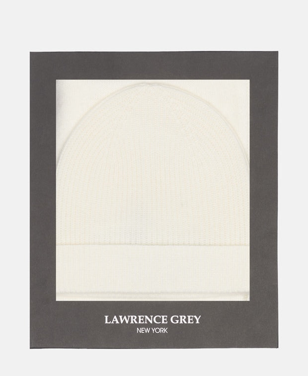 Kaschmir-Set aus Mütze und Schal