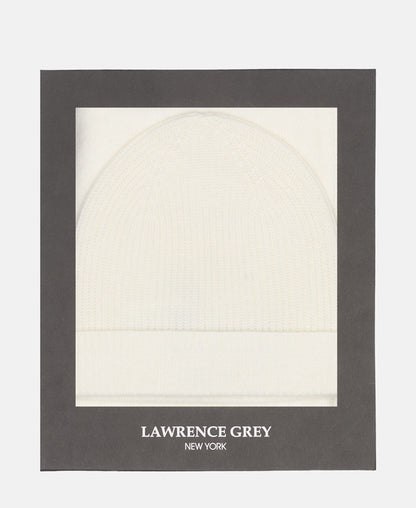 Kaschmir-Set aus Mütze und Schal