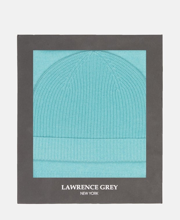 Kaschmir-Set aus Mütze und Schal