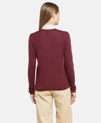 Woll-Strickjacke