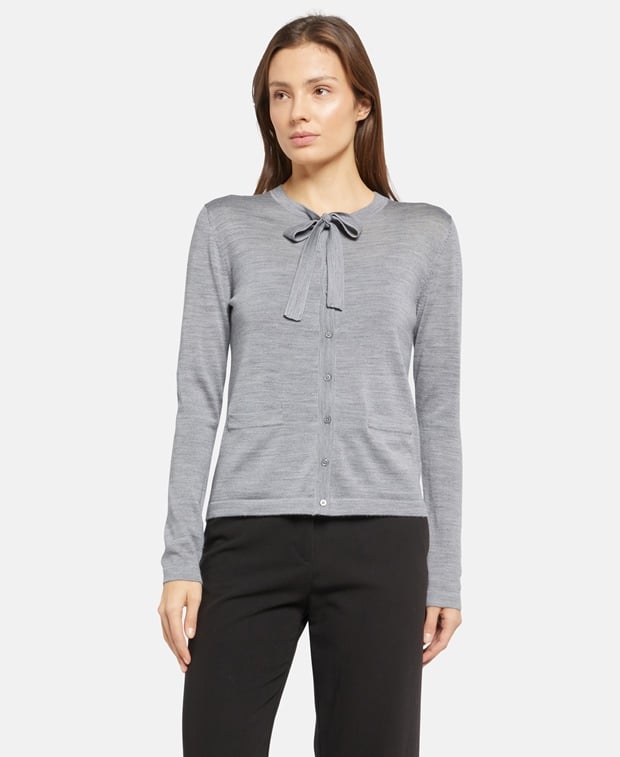 Woll-Strickjacke