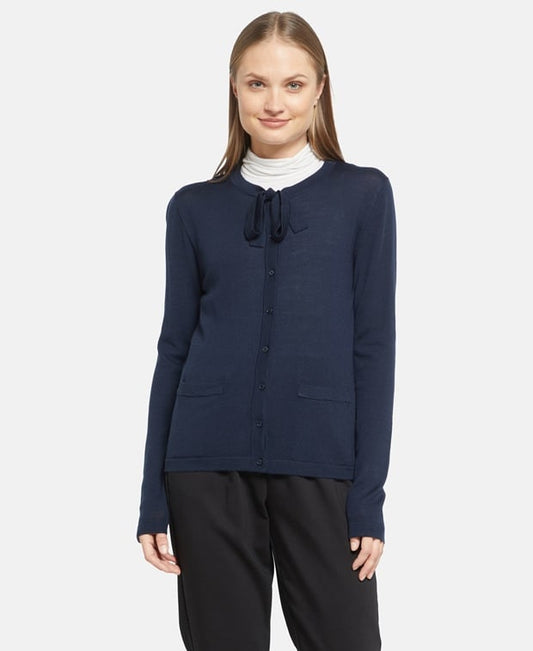 Woll-Strickjacke