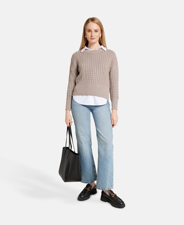 Langarmpullover