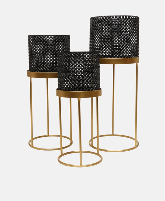 Blumentopf-Set, 3tlg.