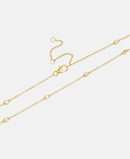 Halskette mit Diamantanhänger