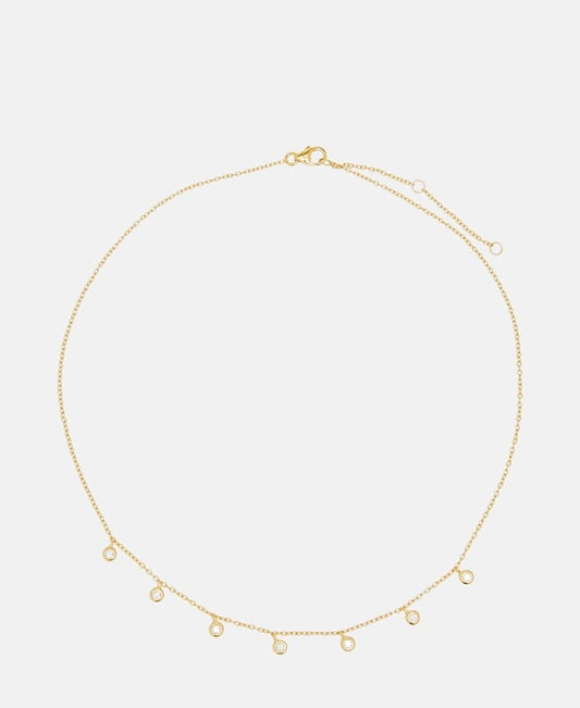Halskette mit Diamantanhänger