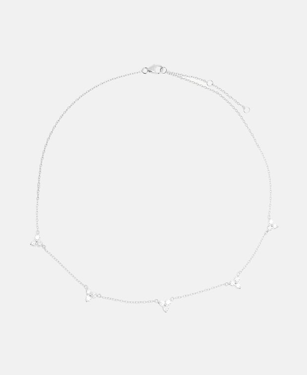 Halskette mit Diamantanhänger