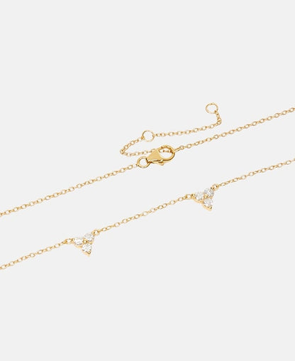 Halskette mit Diamantanhänger