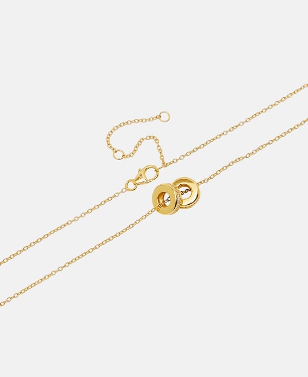 Halskette mit Diamantanhänger