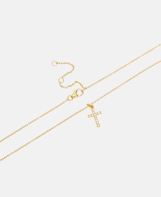 Halskette mit Diamantanhänger