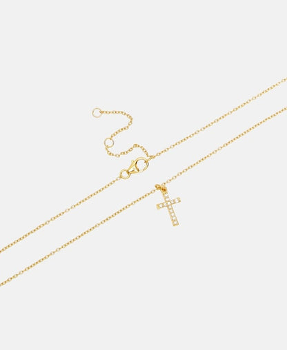 Halskette mit Diamantanhänger