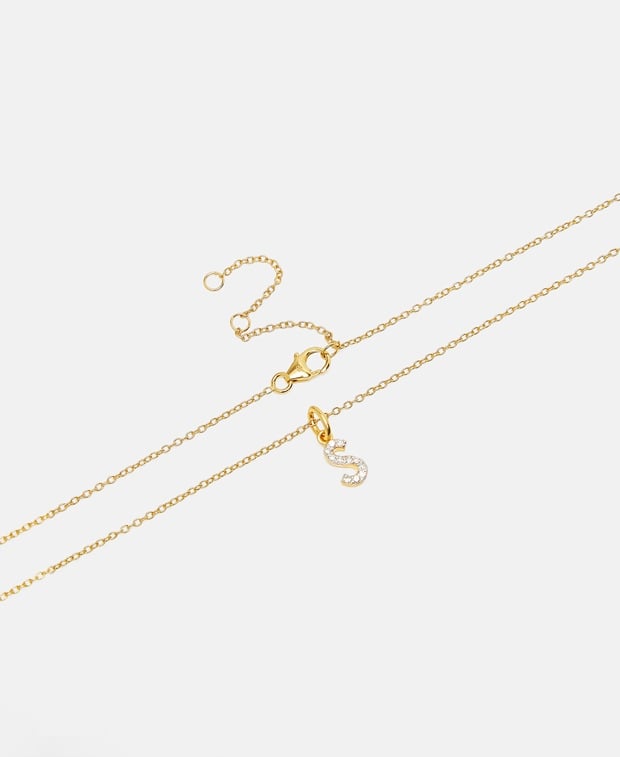 Halskette mit Diamantanhänger