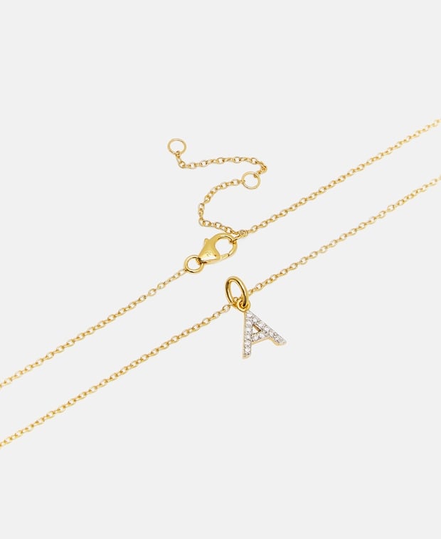 Halskette mit Diamantanhänger