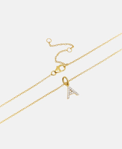 Halskette mit Diamantanhänger