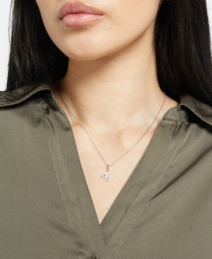 Halskette mit Diamantanhänger