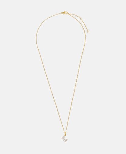 Halskette mit Diamantanhänger