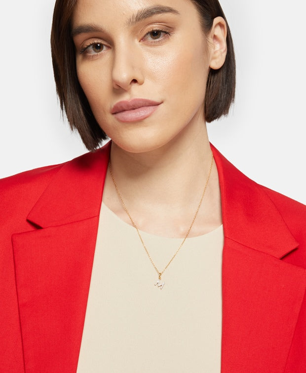 Halskette mit Diamantanhänger