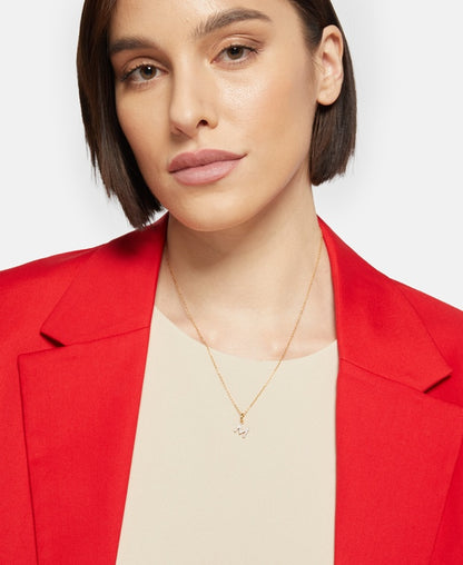 Halskette mit Diamantanhänger