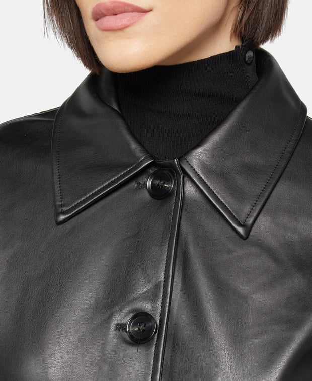 Kunstleder Jacke