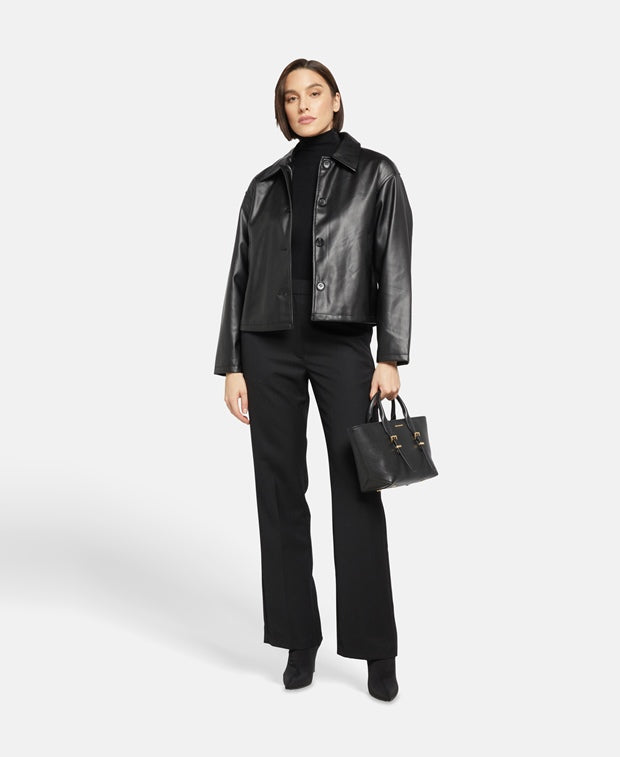 Kunstleder Jacke