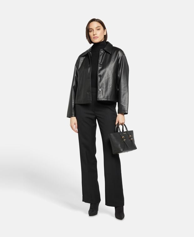 Kunstleder Jacke