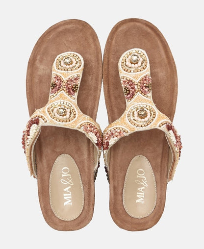 Keilsandalette EMBROIDERY