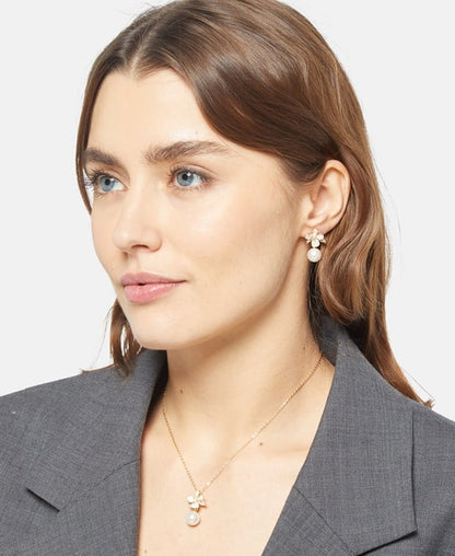 Set aus Halskette und Ohrstecker