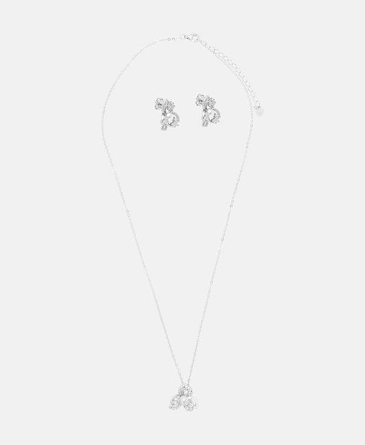 Set aus Halskette und Ohrstecker