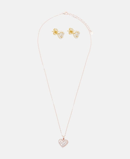 Set aus Halskette und Ohrstecker