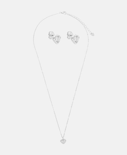 Set aus Halskette und Ohrstecker