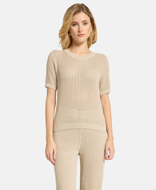 Kurzarmpullover
