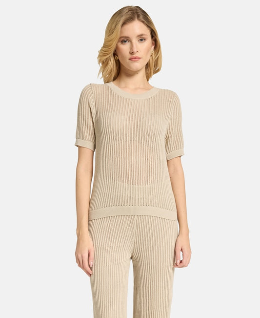 Kurzarmpullover