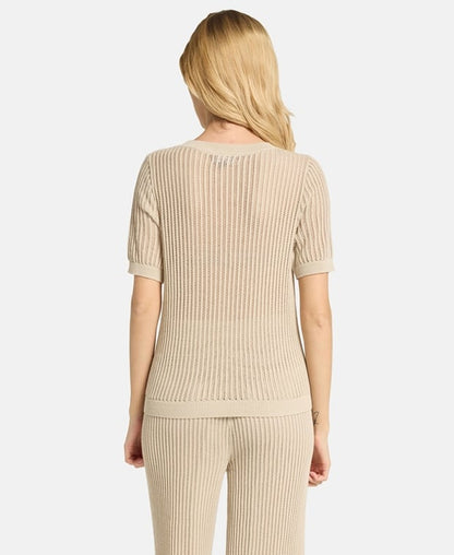 Kurzarmpullover
