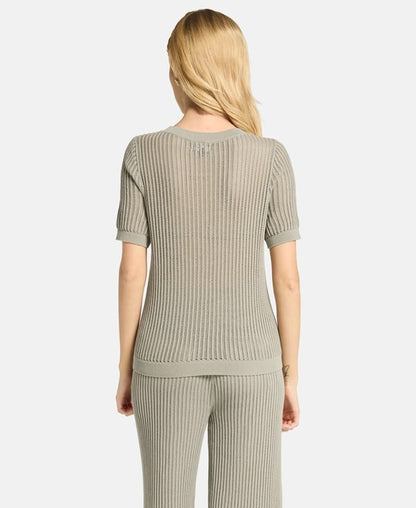 Kurzarmpullover