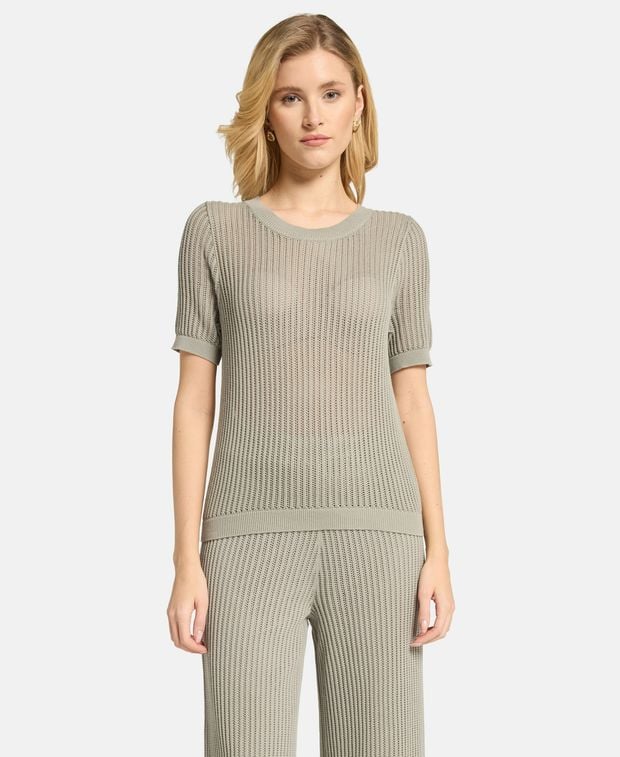 Kurzarmpullover