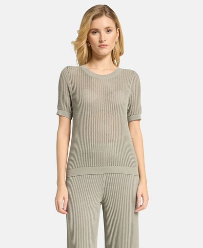 Kurzarmpullover