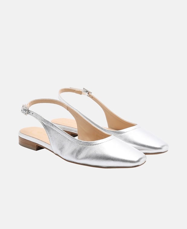 Slingbacks CREASE METALLIC