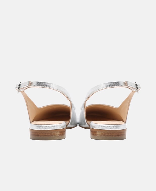 Slingbacks CREASE METALLIC