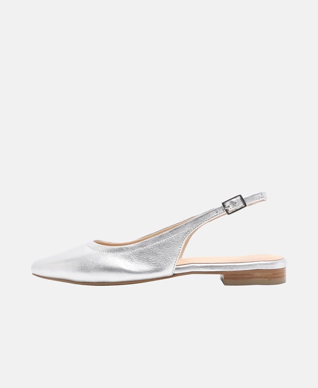 Slingbacks CREASE METALLIC