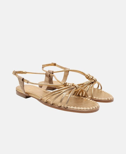 Fesselriemchen Sandalen Crease Metallic