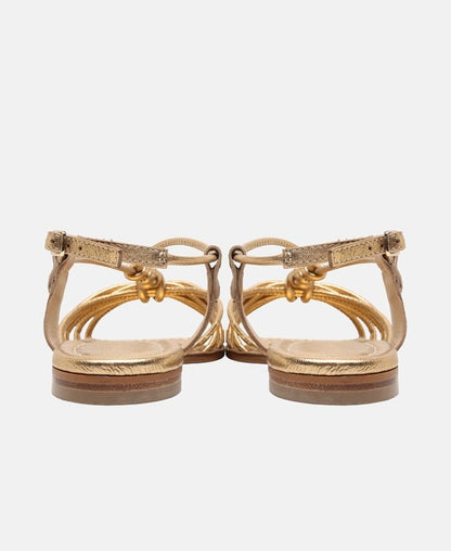 Fesselriemchen Sandalen Crease Metallic