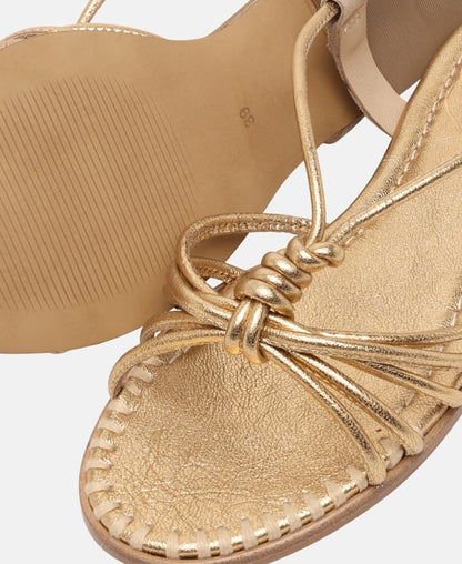 Fesselriemchen Sandalen Crease Metallic