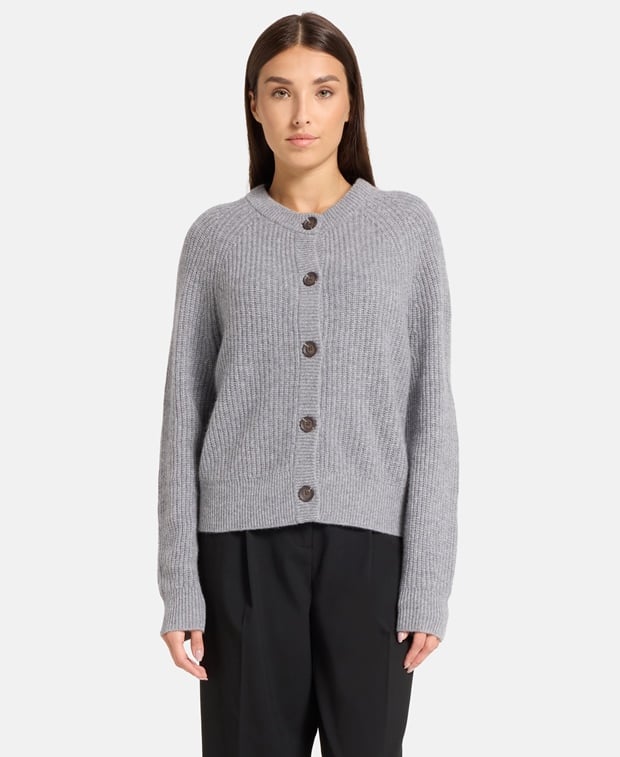 Kaschmir-Strickjacke