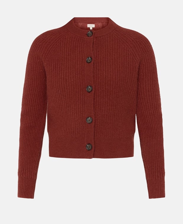 Kaschmir-Strickjacke