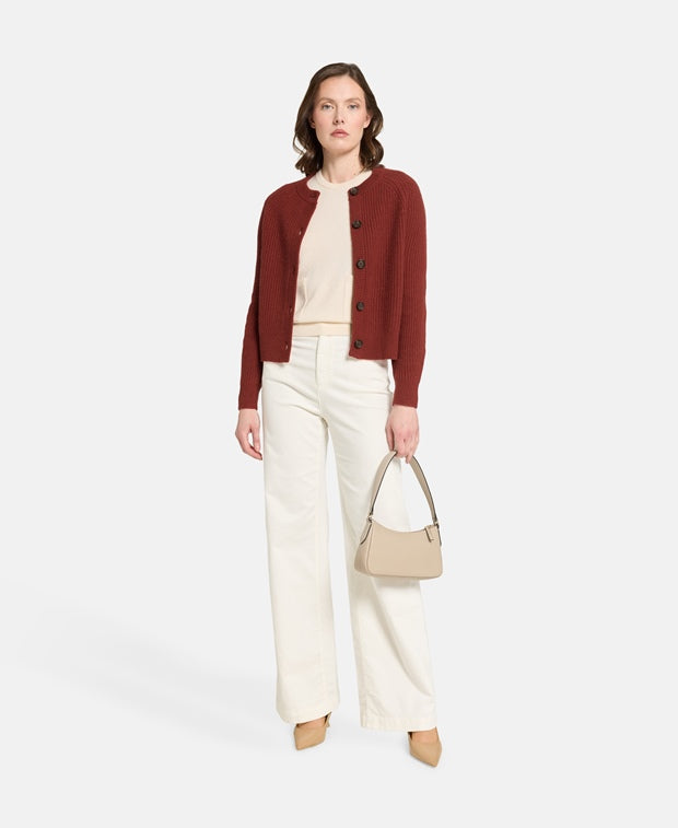 Kaschmir-Strickjacke