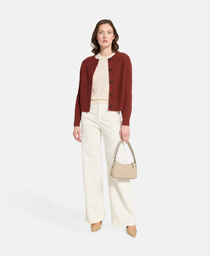 Kaschmir-Strickjacke