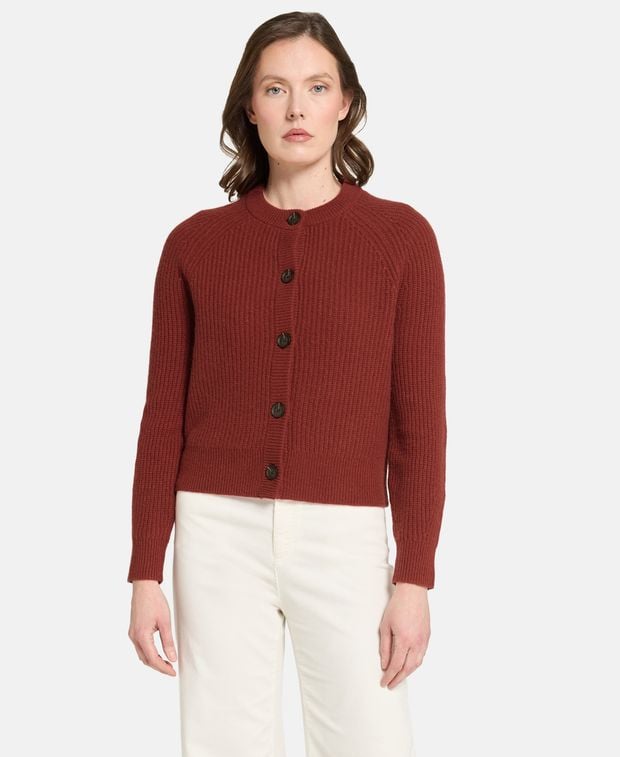 Kaschmir-Strickjacke