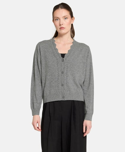 Kaschmir-Strickjacke